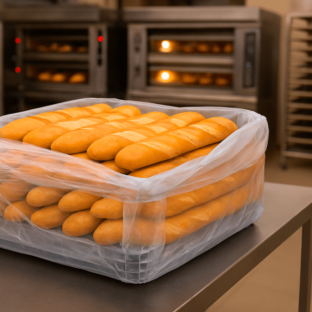 Bolsas de plástico transparentes para panadería