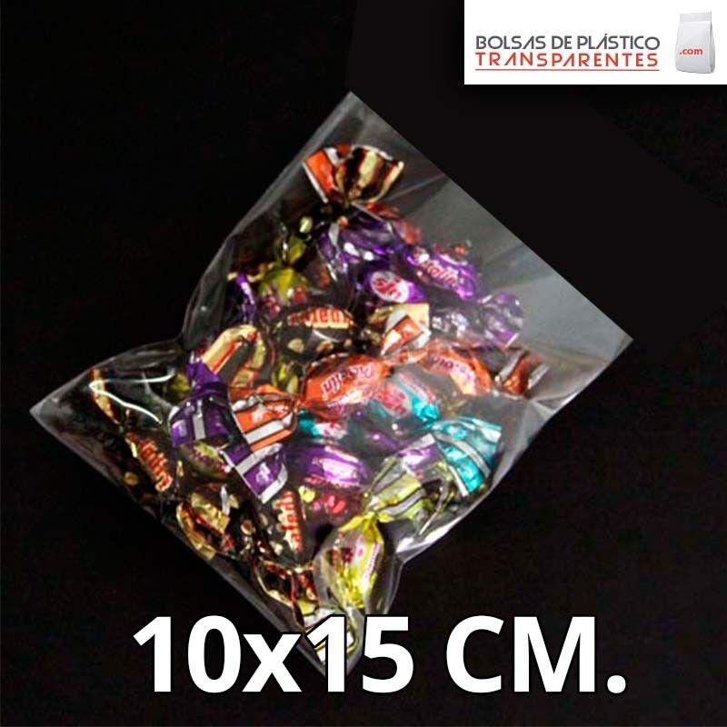 Bolsa de Plástico Transparente Polipropileno 10x15 cm