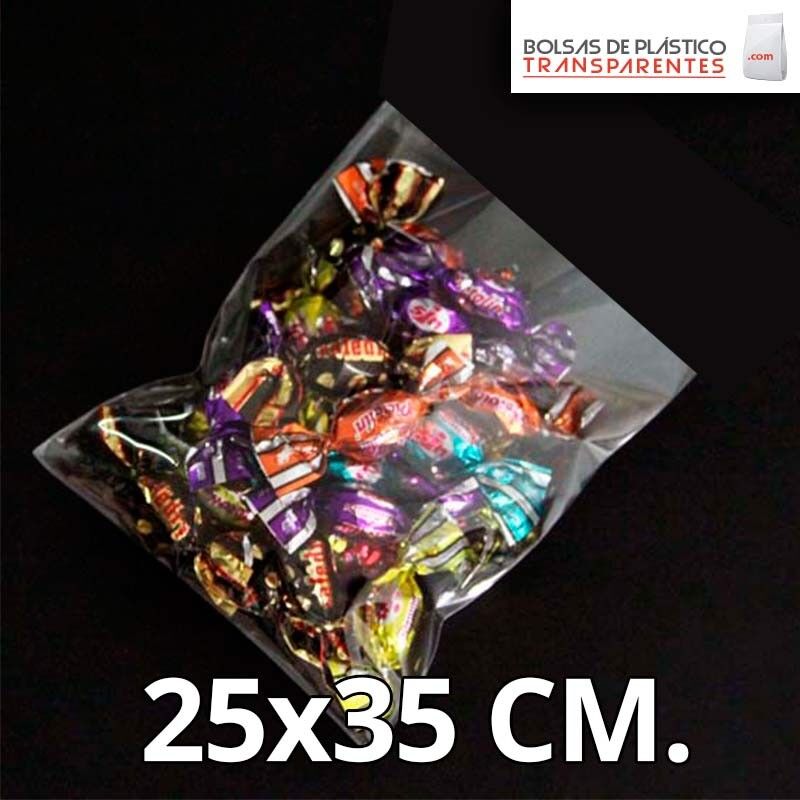 Bolsa de Plástico Transparente Polipropileno 25x35 cm