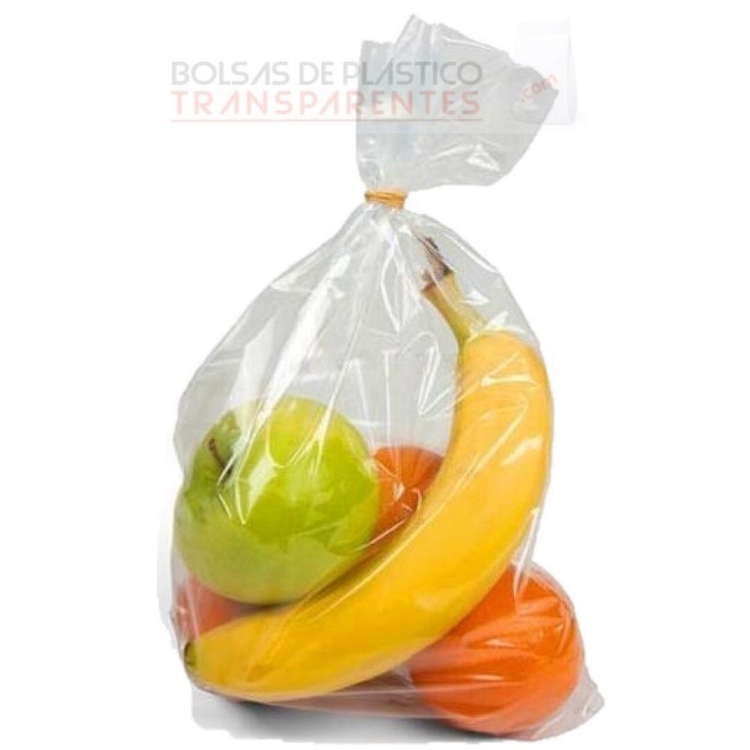 Bolsas de Plastico Transparentes Polietileno 32x40 cm.